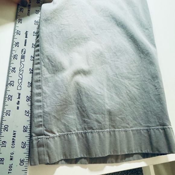 Ann Taylor Signature Pants Trouser Fit Gray Flat Front Straight Leg SZ 12 - Picture 12 of 16